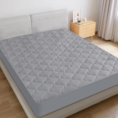 King Mattress Protector Pad Waterproof, Cooling King Size Mattresses Cover - Image 5