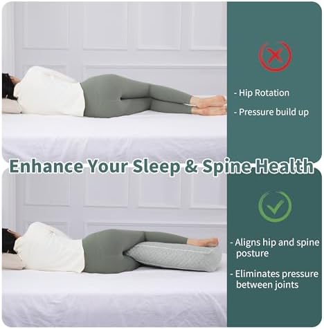 HOMBYS Shredded Memory Foam Knee Pillow - Image 3