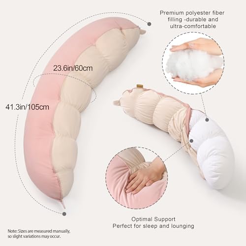 Peallow – Long Round Body Pillow - Image 3