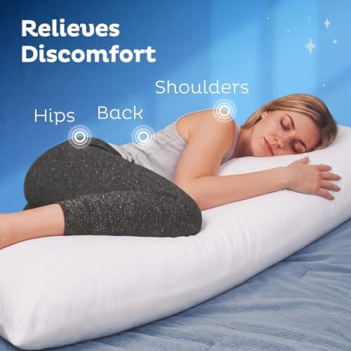Snuggle-Pedic Body Pillow for Side Sleepers for Adults - Image 2
