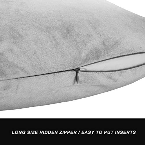 GIGIZAZA Décor Throw Couch Pillow Covers, Sofa Cushion Grey Pillow Covers - Image 3