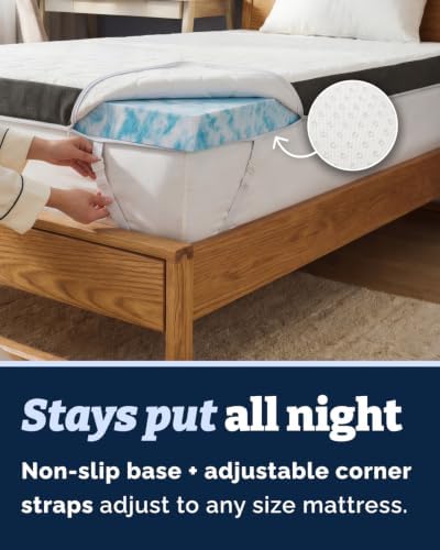 3 Inch Twin Memory Foam Mattress Topper - Image 6