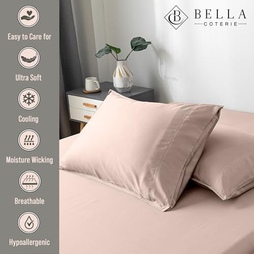 Bella Coterie | Luxury Bamboo Viscose Standard Size Pillowcase Set - Image 2