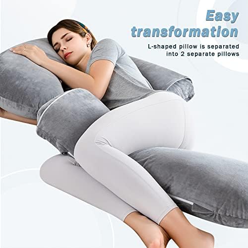 INSEN Pregnancy Pillow for Sleeping, Maternity Body Pillow for Pregnancy Women - Image 4
