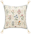 ISAENNE Designer Vintage Linen Throw Pillow Cover by Isaennehomedecoration