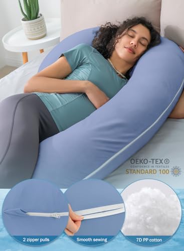 INSEN Cooling Pregnancy Pillow, Maternity Pillow - Image 6
