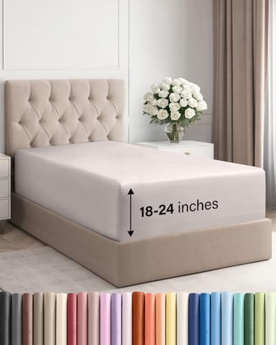 CGK Linens Deep Twin XL Fitted Sheet by CGKUnlimited