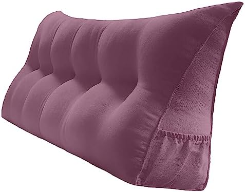 Peachwell Handmade Headboard Pillow- Triangular Wedge Support Large Bolster by PEACHWELL