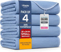 4 Pack Waterproof Reusable Heavy Absorbency Incontinence Bed Pads 18"x24" by UTOPIABEDDING