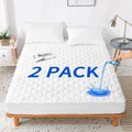 GRT 2 Pack Full Mattress Protector Waterproof, Hollow Cotton Mattress Pad by GRT