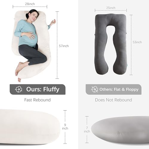 MOON PARK Pregnancy Pillows for Sleeping - Image 7
