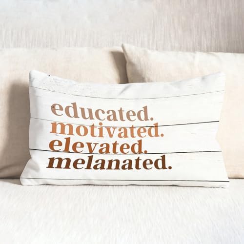 Inspirational Black Woman Girl Pillow Cover 12x20, Encouragement African - Image 3