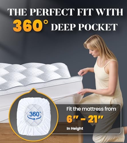 3 Inch Ultra-Fluffy Memory Foam Mattress Topper King - Image 5