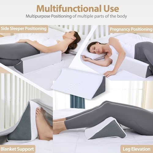 Body Positioner Wedge Pillow for Side Sleeping Support - Image 4