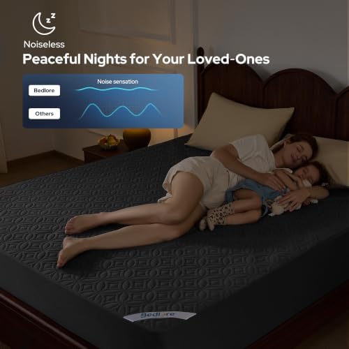 BEDLORE Waterproof Mattress Protector, Full XL Size Mattress Pad - Image 4
