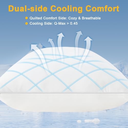 KISSKI Cooling Body Pillow Cover, Quilted Pillowcase - Image 4