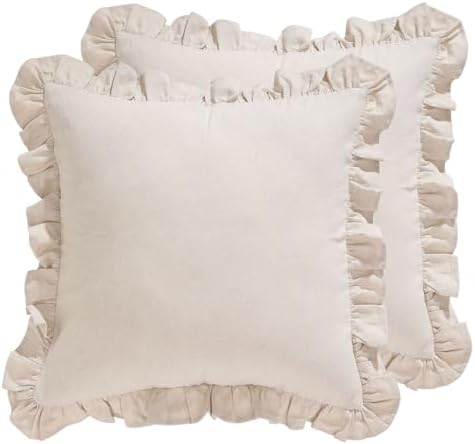 patdrea Vintage Linen Throw Pillow Covers by patdrea
