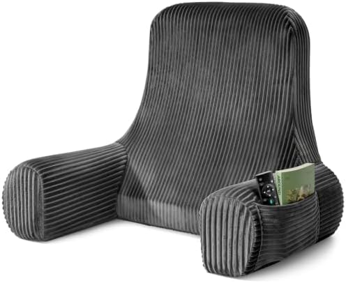 Reading Pillow for Bed Sitting Up, Back Support Pillow by HUMANCOZY