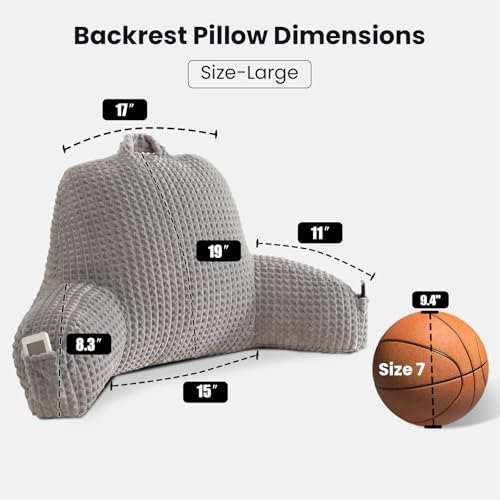Reading Pillow with Arms for Bed Sitting - Image 3
