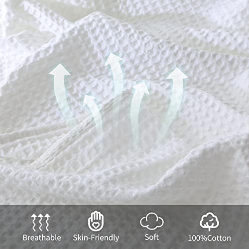 100% Cotton Waffle Weave Body Pillowcase 1 Pack - Image 2
