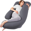 Cooling Pregnancy Pillows for Sleeping, Dark Grey by SASTTIE