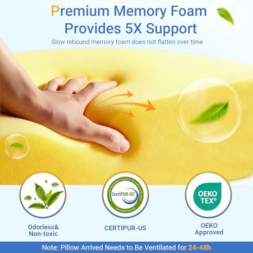 Side Sleeper Pillows with Arm Holes, Neck Support & Rotator Cuff Pain Relief - Image 3