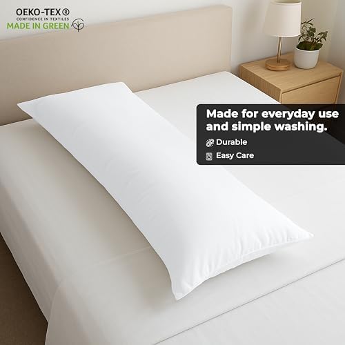 ROYALE LINENS Microfibe Body Pillow Cover - Image 6