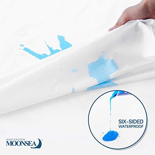 Queen Mattress Protector Waterproof Zippered Queen Size Mattress Encasement - Image 2