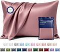 MR&HM Satin Pillowcase 2 Pack, Standard Size 20"x26", Rose Taupe by MRHM