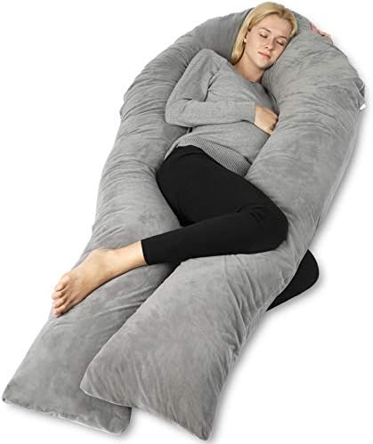 QUEEN ROSE 65 Inch U Shaped Pregnancy Body Pillow by QUEENROSE