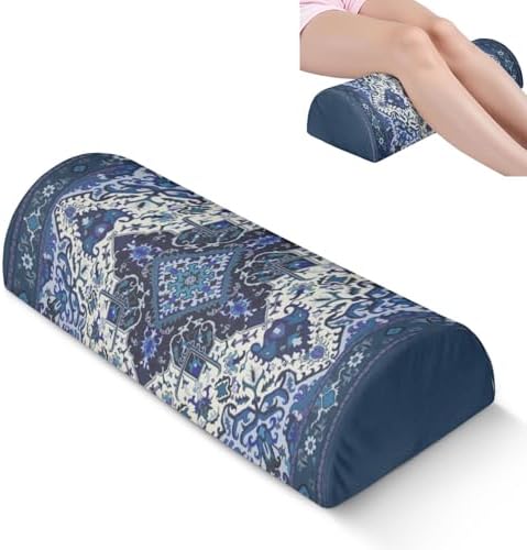 Knee Pillow for Back Sleeping – Half Moon Bolster Pillow for Under Knee While by Unknown