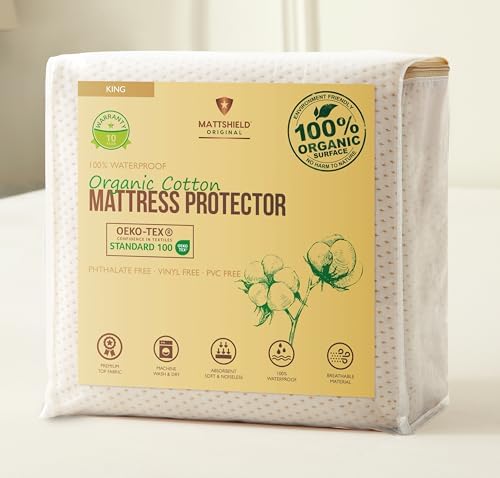 Deluxe Cooling Mattress Protector King by MATTSHIELDORIGINAL