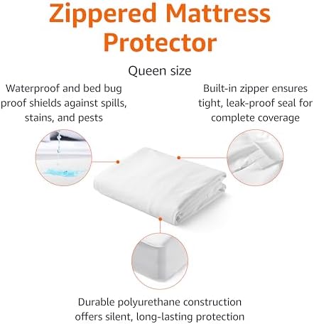 Amazon Basics Zippered Mattress Encasement - Image 2