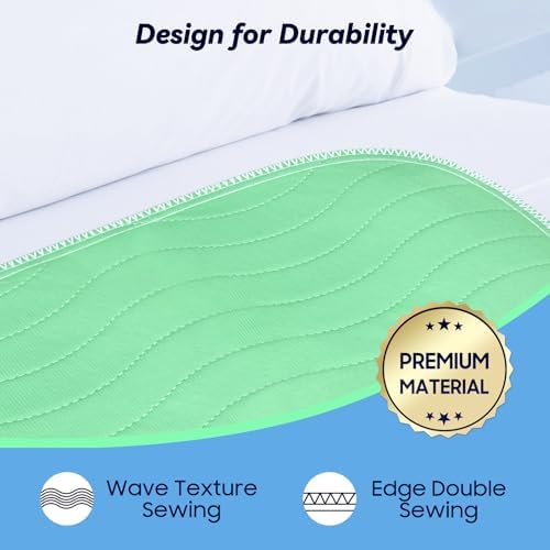 Fygrip 4 Pack 36” x 36” Extra Heavy Absorbency Washable Underpads Bed Pads - Image 5