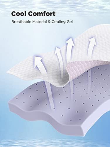 PERLECARE Queen 3 Inch Gel Memory Foam Mattress Topper - Image 3
