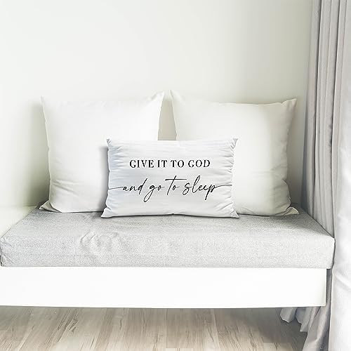 Knibeo Give It to God and Go to Sleep, Decorative Pillows Covers - Image 5