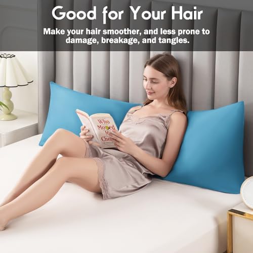 Body Pillowcase with Zipper Cooling Viscose from Bamboo Zippered Pillowcases - Image 5