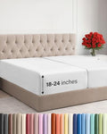 CGK Linens Extra Deep Split King Fitted Sheet by CGKUnlimited