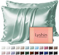 LYSHIN Silk Pillow Cases 2 Pack King Size by LYSHINSILKPILLOWCASES