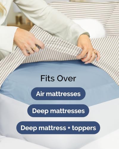 CGK Linens 2 Pack Extra Deep Full Fitted Sheets - Image 7