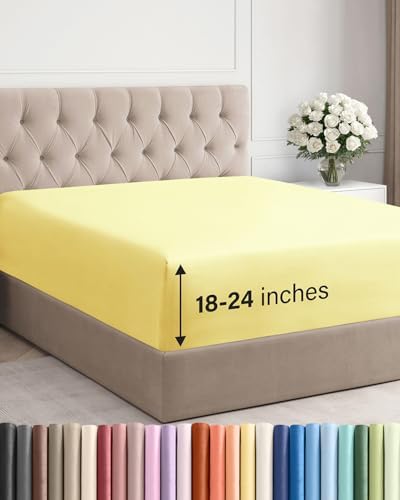 CGK Linens Extra Deep King Fitted Sheet by CGKUnlimited