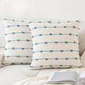 YEENAASY Boho Throw Pillow Covers 22x22 Set of 2 Farmhouse Pillow Cases by YEENAASY