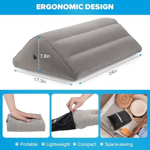 USHMA Inflatable Knee Wedge Pillow - Image 7