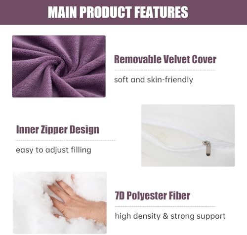 1 MIDDLE ONE Pregnancy Pillow, C Shaped Full Body Pregnant Women Sleeping Pillow - Image 3