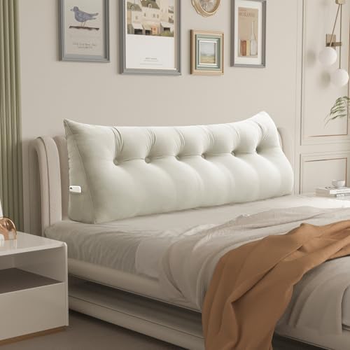 Daneey Headboard Pillow King, Triangular Wedge Pillow Headboard, Wedge by Daneey
