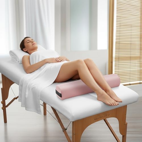 Saloniture 3/4 Round Massage Table Bolster Under-Knee Pillow Pad - Image 2