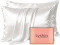 LYSHIN Silk Pillow Cases 2 Pack Queen Size by LYSHINSILKPILLOWCASES