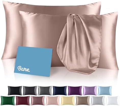 Bare Home Satin Pillowcases Envelope by BareHome