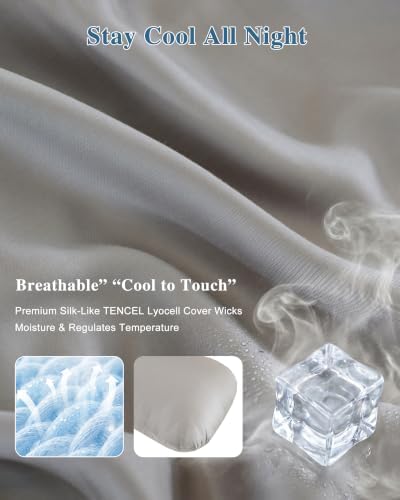 YZ HOME Weighted Body Pillow 8lbs Cooling Body Pillow - Image 3