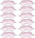 12PACK Silky Sleep Masks Satin Eye Mask Silk Eyes Cover by WJingYiJia